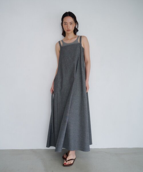 SHENERY(シーナリー)の「【LUALY】リネンオーバーワンピース(ワンピース・レディース・グレー/ベージュ・36/38)」の4枚目の写真