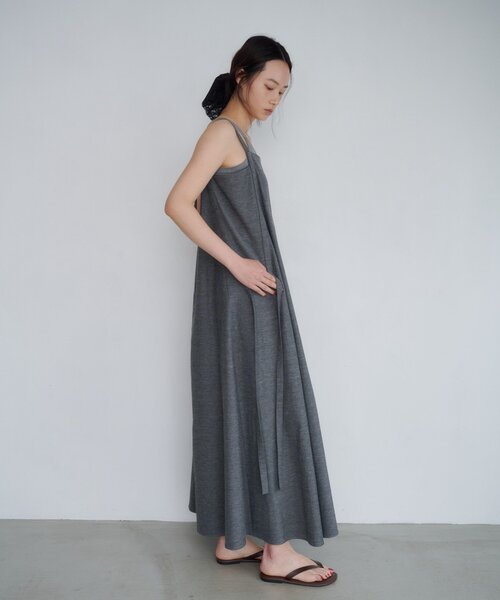 SHENERY(シーナリー)の「【LUALY】リネンオーバーワンピース(ワンピース・レディース・グレー/ベージュ・36/38)」の7枚目の写真