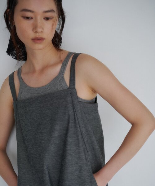 SHENERY(シーナリー)の「【LUALY】リネンオーバーワンピース(ワンピース・レディース・グレー/ベージュ・36/38)」の11枚目の写真