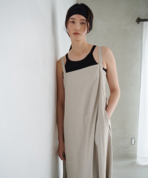 SHENERY(シーナリー)の「【LUALY】リネンオーバーワンピース(ワンピース・レディース・グレー/ベージュ・36/38)」の20枚目の写真