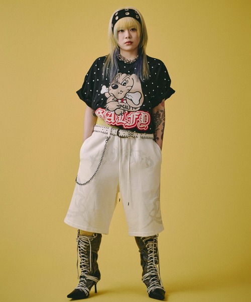 GALFY(ガルフィー)の「GALFY-集合体恐怖症Tee(Tシャツ/カットソー・メンズ・ホワイト/ブラック/ネイビー・L/XL)」の7枚目の写真