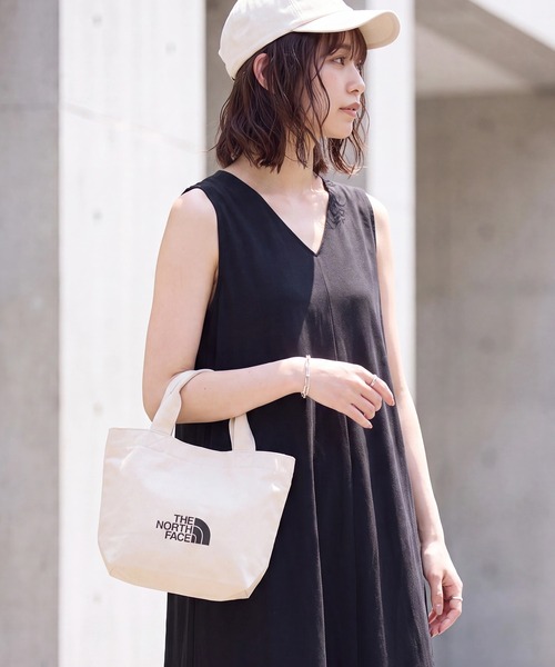 THE NORTH FACE（ザノースフェイス）の「【THE NORTH FACE/ザノースフェイス】TNF LOGO COTTON BAG S / ロゴ コットン ミニ ハンドバッグ（トートバッグ・メンズ・オレンジ/クリーム/ブラック/ライトブルー・FREE）」の22枚目の写真