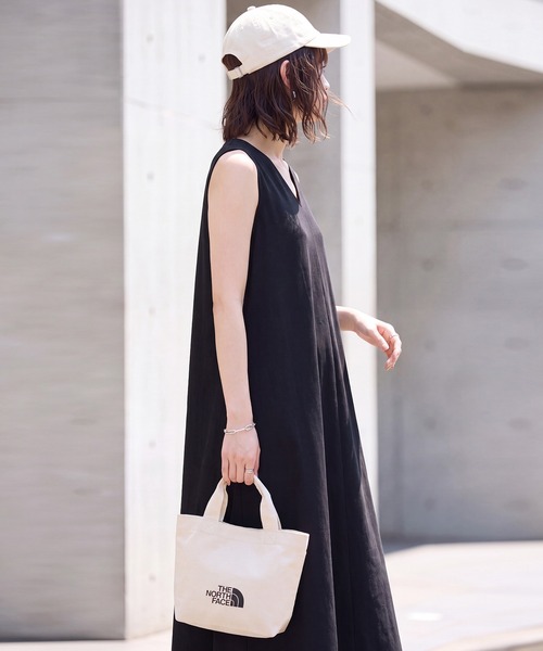 THE NORTH FACE（ザノースフェイス）の「【THE NORTH FACE/ザノースフェイス】TNF LOGO COTTON BAG S / ロゴ コットン ミニ ハンドバッグ（トートバッグ・メンズ・オレンジ/クリーム/ブラック/ライトブルー・FREE）」の21枚目の写真