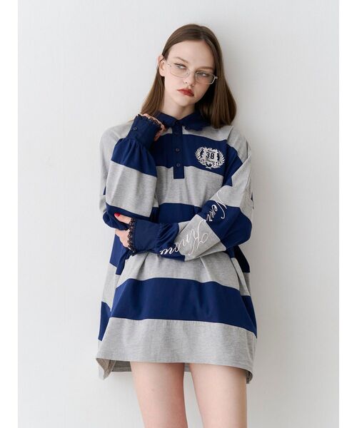 jouetie(ジュエティ)の「レースカラーラガーチュニック(Tシャツ/カットソー・レディース・グレー/ブラック/ボルドー・FREE)」の22枚目の写真