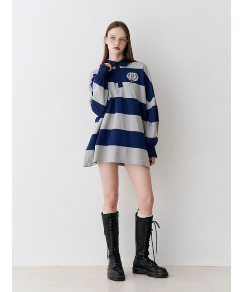 jouetie(ジュエティ)の「レースカラーラガーチュニック(Tシャツ/カットソー・レディース・グレー/ブラック/ボルドー・FREE)」の13枚目の写真