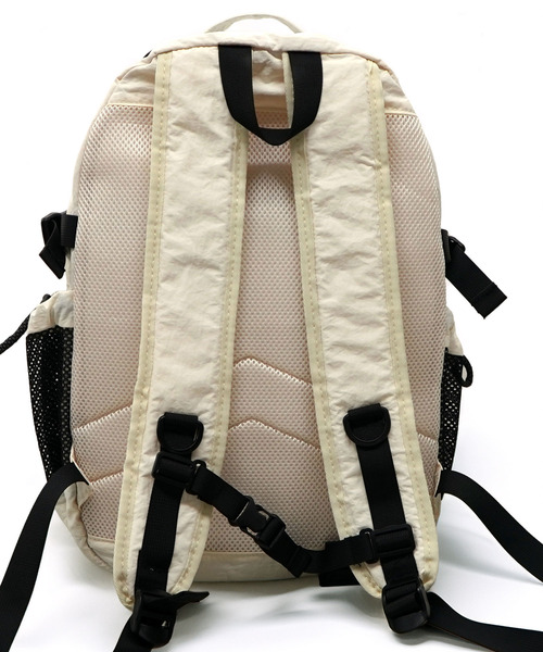 Ammie(アミー)の「ドロストリュックサック【軽量・大容量】 ナイロン バックパック(バックパック/リュック・メンズ・イエロー/グレー/オフホワイト/ブラック・FREE)」の21枚目の写真
