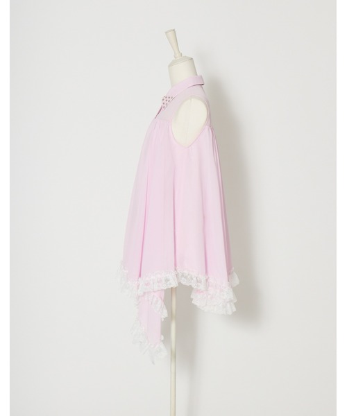 AVENCHUMU(アバンチュウム)の「I'm angel chiffon shirt onepiece(シャツワンピース・レディース・ブラック/ピンク/ベビーピンク・FREE)」の13枚目の写真