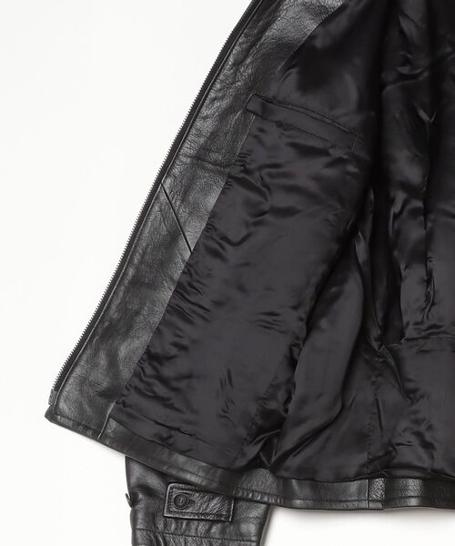 Y-3(ワイスリー)の「Y-3 LEATHER BLOUSON(ブルゾン・メンズ・ブラック・X-SMALL/SMALL/MEDIUM)」の6枚目の写真