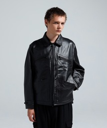 Y-3 LEATHER BLOUSON