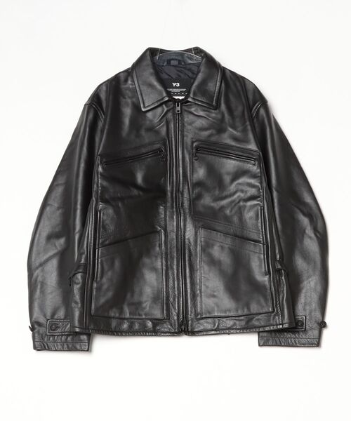 Y-3(ワイスリー)の「Y-3 LEATHER BLOUSON(ブルゾン・メンズ・ブラック・X-SMALL/SMALL/MEDIUM)」の4枚目の写真