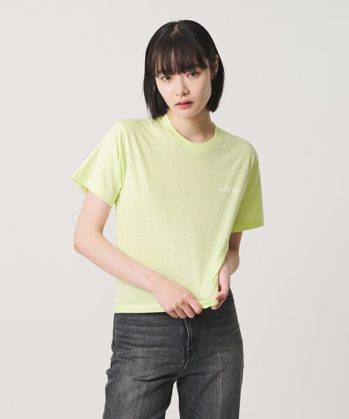 NICE WEATHER(ナイスウェザー)の「<NICE WEATHER>ウィメンズ ロゴ Tシャツ(Tシャツ/カットソー・レディース・ライラック/レッド/ライム/ホワイト・M/S)」の3枚目の写真