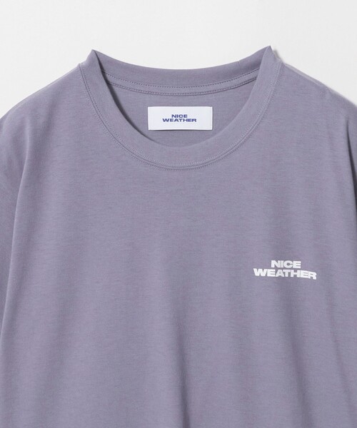 NICE WEATHER(ナイスウェザー)の「<NICE WEATHER>ウィメンズ ロゴ Tシャツ(Tシャツ/カットソー・レディース・ライラック/レッド/ライム/ホワイト・M/S)」の21枚目の写真