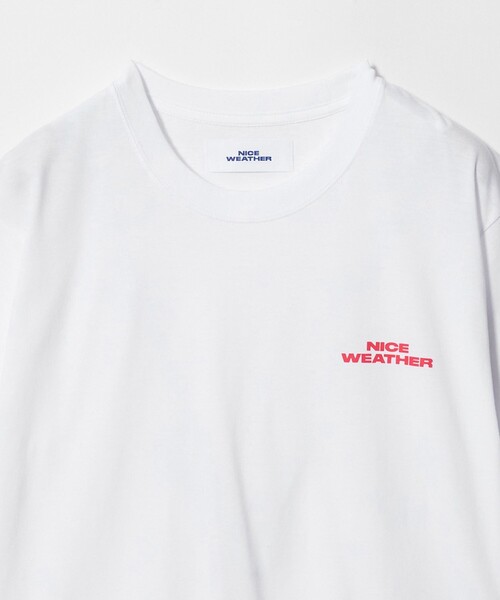 NICE WEATHER(ナイスウェザー)の「<NICE WEATHER>ウィメンズ ロゴ Tシャツ(Tシャツ/カットソー・レディース・ライラック/レッド/ライム/ホワイト・M/S)」の14枚目の写真