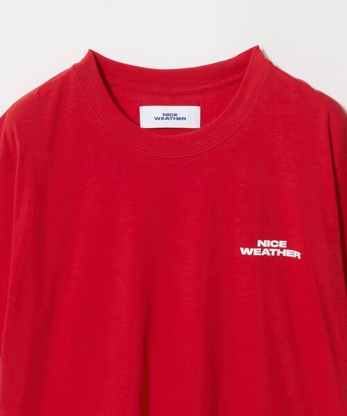 NICE WEATHER(ナイスウェザー)の「<NICE WEATHER>ウィメンズ ロゴ Tシャツ(Tシャツ/カットソー・レディース・ライラック/レッド/ライム/ホワイト・M/S)」の18枚目の写真