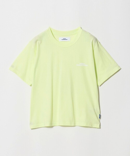 NICE WEATHER(ナイスウェザー)の「<NICE WEATHER>ウィメンズ ロゴ Tシャツ(Tシャツ/カットソー・レディース・ライラック/レッド/ライム/ホワイト・M/S)」の8枚目の写真