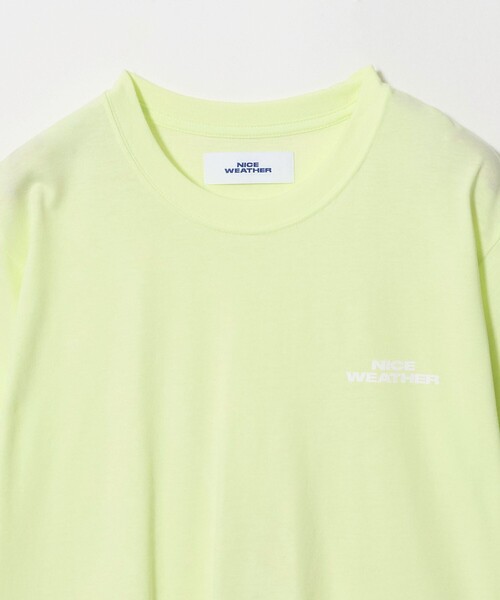 NICE WEATHER(ナイスウェザー)の「<NICE WEATHER>ウィメンズ ロゴ Tシャツ(Tシャツ/カットソー・レディース・ライラック/レッド/ライム/ホワイト・M/S)」の9枚目の写真