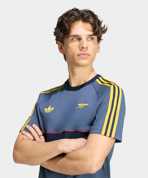 adidas（アディダス）の「アーセナルFC OG Tシャツ / アディダス adidas（Tシャツ/カットソー・メンズ・ブルー・X-LARGE/SMALL/MEDIUM/LARGE/XXX-LARGE/XX-LARGE）」の3枚目の写真