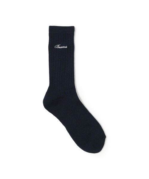 BEAMS（ビームス）の「BEAMS ロゴ ソックス（ソックス/靴下・メンズ・ネイビー/ブラック/ホワイト/グレー・ONE SIZE）」の4枚目の写真