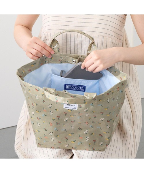 ROOTOTE(ルートート)の「ルートート / トートバッグ マチ広 ハンドバッグ 撥水 EU.デリ.ラミネート-Y(トートバッグ・レディース・その他3/その他2/その他1・FREE)」の12枚目の写真