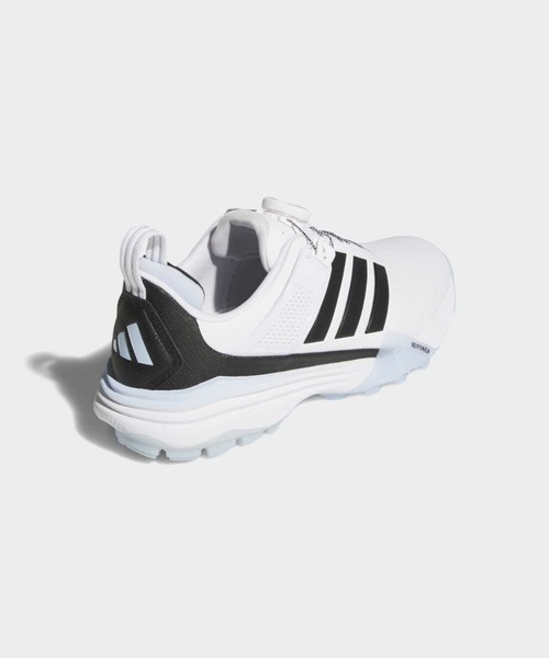 adidas(アディダス)の「アディパワー 26 BOA スパイクレス ゴルフ / ADIPOWER 26 BOA SPIKELESS GOLF SHOES【adidas Golf/アディダスゴルフ】(スニーカー・レディース・ホワイト×ブラック・22.5cm/23.5cm/24.5cm/25.5cm/23.0cm/24.0cm/25.0cm/26.0cm/22.0cm)」の5枚目の写真