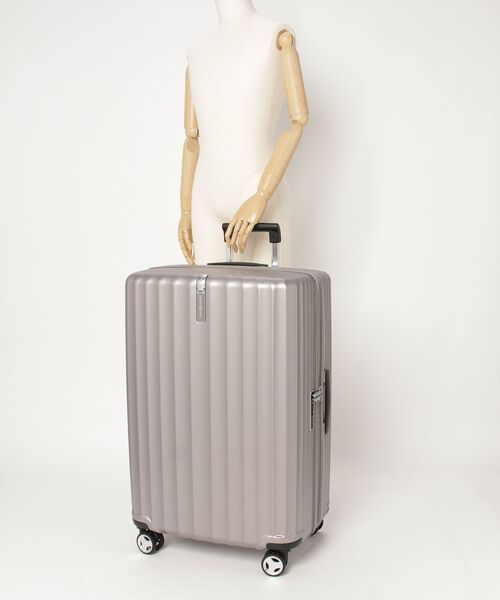 Samsonite(サムソナイト)の「サムソナイト ENOW スピナー75 エキスパンダブル ラテ(スーツケース/キャリーバッグ・メンズ・グレー系・L)」の2枚目の写真