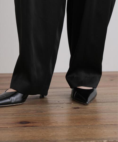 LE PHIL（ルフィル）の「◆ヴィンテージサテンバレルパンツ（その他パンツ・レディース・ホワイト系その他/ブラック・0/1）」の8枚目の写真