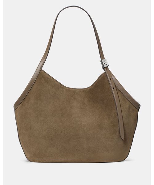 kate spade new york（ケイトスペード ニューヨーク）の「デコ スエード チューリップ トート バッグ（トートバッグ・レディース・ベージュ・ONESIZE）」の2枚目の写真