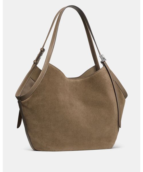 kate spade new york（ケイトスペード ニューヨーク）の「デコ スエード チューリップ トート バッグ（トートバッグ・レディース・ベージュ・ONESIZE）」の3枚目の写真