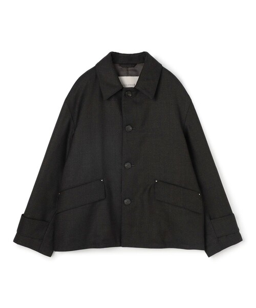 TOMORROWLAND (トゥモローランド)の「【WEB先行予約・別注】MACKINTOSH HUMBIE SL SHORT ウールブルゾン DORMEUIL(ブルゾン・メンズ・カーキ/ネイビー・36/38/40)」の2枚目の写真