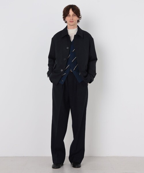 TOMORROWLAND (トゥモローランド)の「【WEB先行予約・別注】MACKINTOSH HUMBIE SL SHORT ウールブルゾン DORMEUIL(ブルゾン・メンズ・カーキ/ネイビー・36/38/40)」の3枚目の写真