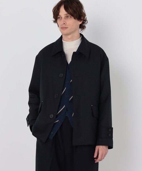 TOMORROWLAND (トゥモローランド)の「【WEB先行予約・別注】MACKINTOSH HUMBIE SL SHORT ウールブルゾン DORMEUIL(ブルゾン・メンズ・カーキ/ネイビー・36/38/40)」の4枚目の写真