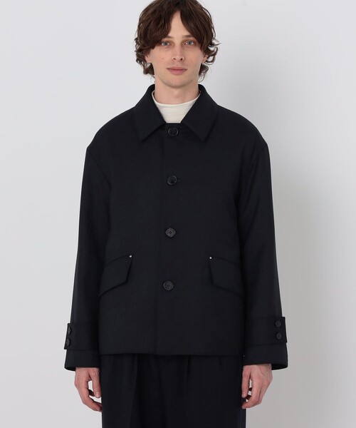 TOMORROWLAND (トゥモローランド)の「【WEB先行予約・別注】MACKINTOSH HUMBIE SL SHORT ウールブルゾン DORMEUIL(ブルゾン・メンズ・カーキ/ネイビー・36/38/40)」の5枚目の写真