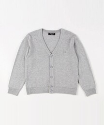 COMME CA ISM（コムサイズム）の「【オンライン限定カラー:グレー】ベーシック ニット カーディガン(140-160cm)（カーディガン/ボレロ）」