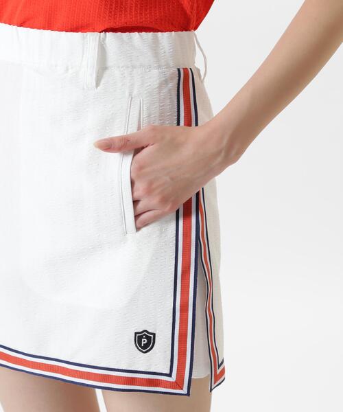 PEARLY GATES(パーリーゲイツ)の「COOLMAXサッカーストレッチスカート(スカート・レディース・ネイビー/ホワイト/ブルー・LARGE/MEDIUM/SMALL)」の20枚目の写真