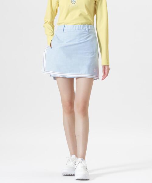 PEARLY GATES(パーリーゲイツ)の「COOLMAXサッカーストレッチスカート(スカート・レディース・ネイビー/ホワイト/ブルー・LARGE/MEDIUM/SMALL)」の9枚目の写真