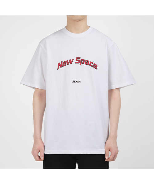 AEXEA(アクシー)の「ニュースペース 半袖Tシャツ F04BRD_ABX10979(Tシャツ/カットソー・メンズ・ブラック/ブルー/ホワイト/グレー系その他・S/L/M/XL)」の2枚目の写真