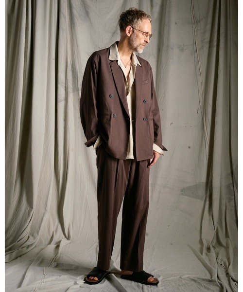 wjk(ダヴルジェイケイ)の「cupro vintage pull-over skipper shirt L/S(シャツ/ブラウス・メンズ・ブラック/ダークカーキ/ダークベージュ・X-LARGE/LARGE/MEDIUM/SMALL)」の22枚目の写真