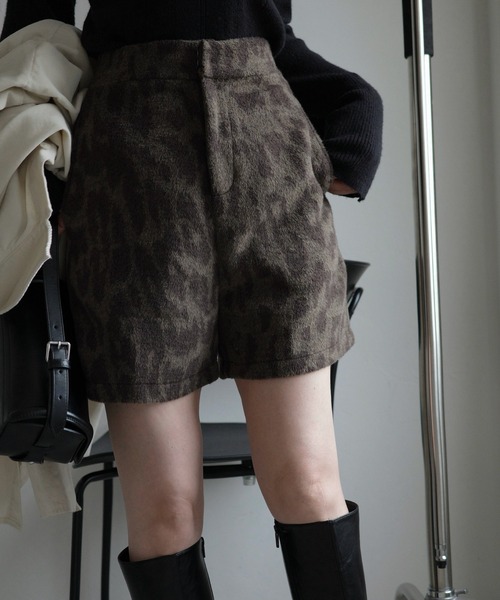 WILLFULLY(ウィルフリー)の「leopard brushed S/PT(その他パンツ・レディース・タン/チャコール・FREE)」の1枚目の写真