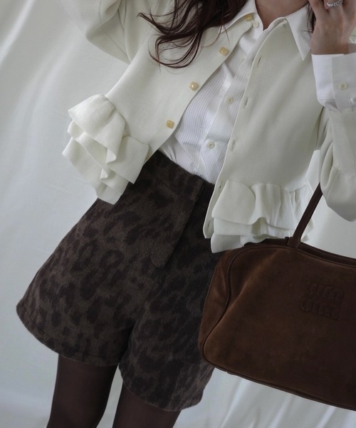 WILLFULLY(ウィルフリー)の「leopard brushed S/PT(その他パンツ・レディース・タン/チャコール・FREE)」の7枚目の写真