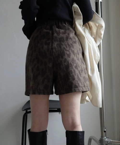 WILLFULLY(ウィルフリー)の「leopard brushed S/PT(その他パンツ・レディース・タン/チャコール・FREE)」の3枚目の写真
