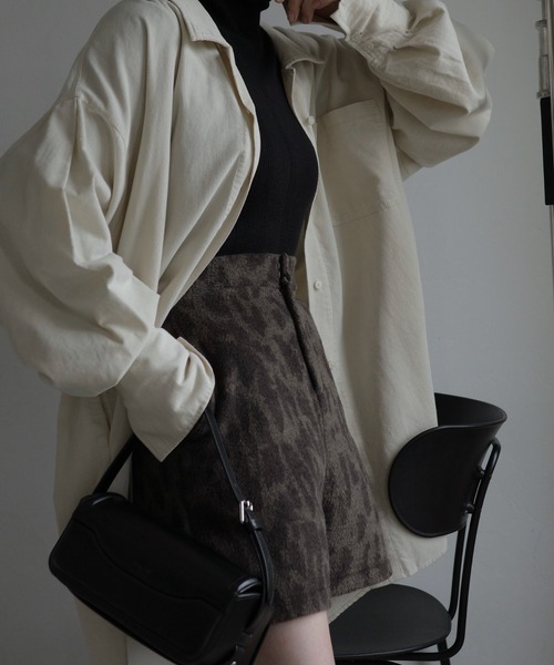 WILLFULLY(ウィルフリー)の「leopard brushed S/PT(その他パンツ・レディース・タン/チャコール・FREE)」の5枚目の写真
