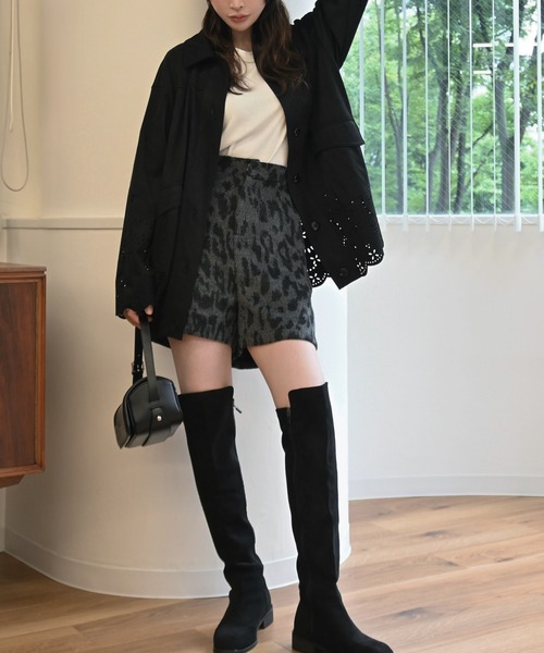 WILLFULLY(ウィルフリー)の「leopard brushed S/PT(その他パンツ・レディース・タン/チャコール・FREE)」の8枚目の写真