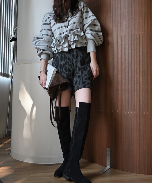 WILLFULLY(ウィルフリー)の「leopard brushed S/PT(その他パンツ・レディース・タン/チャコール・FREE)」の12枚目の写真