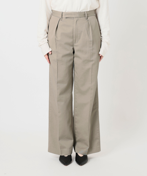Dickies(ディッキーズ)の「Dickies/ディッキーズ SLOBE別注 タックスラックス 【洗濯機使用可能】(スラックス・レディース・チャコールグレー/ベージュ・38/36/40)」の20枚目の写真