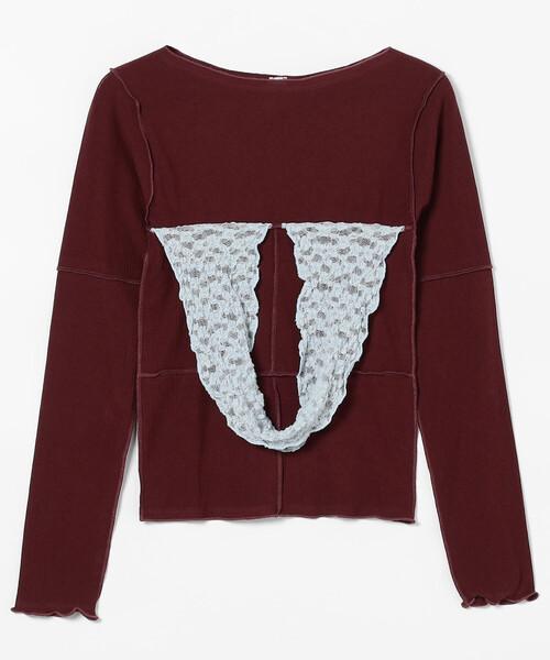 BASERANGE/ベースレンジ HUSK LONG SLEEVE TEE（ニット/セーター
