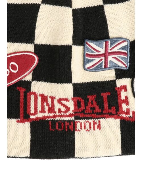 jouetie(ジュエティ)の「【LONSDALE×jouetie】チェッカービーニー(ニットキャップ/ビーニー・レディース・ブラック/ネイビー・FREE)」の10枚目の写真