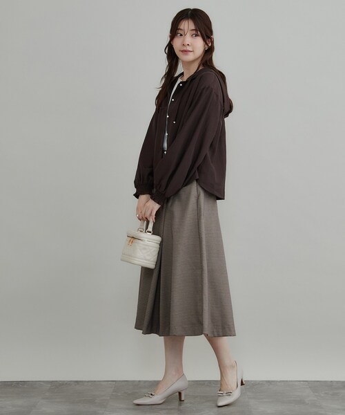 couture brooch(クチュールブローチ)の「【大人可愛い】愛されフーディーシャツ(シャツ/ブラウス・レディース・ライトグレー/オフホワイト/ブラウン系その他・42/40/38/36)」の22枚目の写真