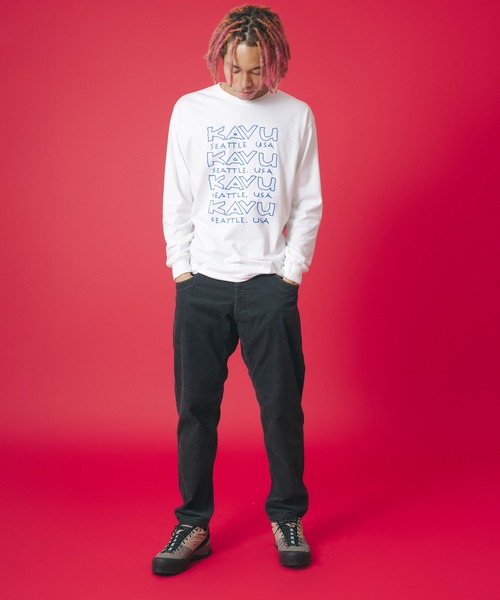 KAVU(カブー)の「KAVU/カブー Cord Chilliwack Pants/コードチリワックパンツ(その他パンツ・メンズ・グレー/ダークブラウン/ブラック/カーキ・LARGE/SMALL/MEDIUM)」の2枚目の写真