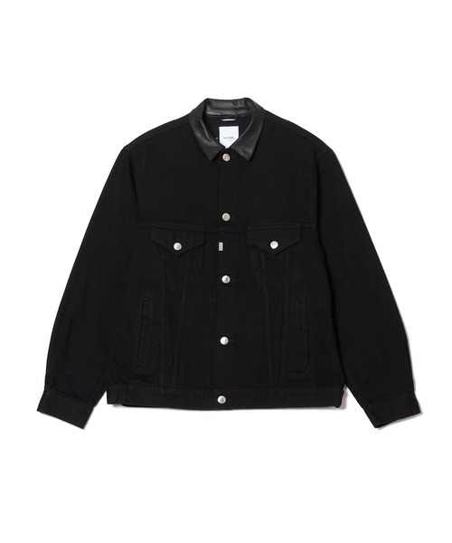 CRIMIE(クライミー)の「BRON FREE SELVEDGE ONE WASH DENIM TYPE III JACKET - BLACK MADE IN JAPAN(デニムジャケット・メンズ・ブラック・XXL/XL/L/M/S)」の3枚目の写真