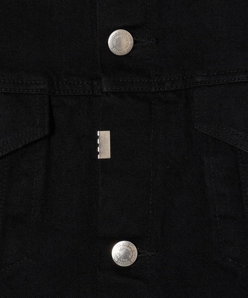 CRIMIE(クライミー)の「BRON FREE SELVEDGE ONE WASH DENIM TYPE III JACKET - BLACK MADE IN JAPAN(デニムジャケット・メンズ・ブラック・XXL/XL/L/M/S)」の5枚目の写真